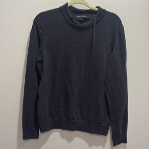 Robert Barakett Harmon Mock Neck Merino Wool Sweater